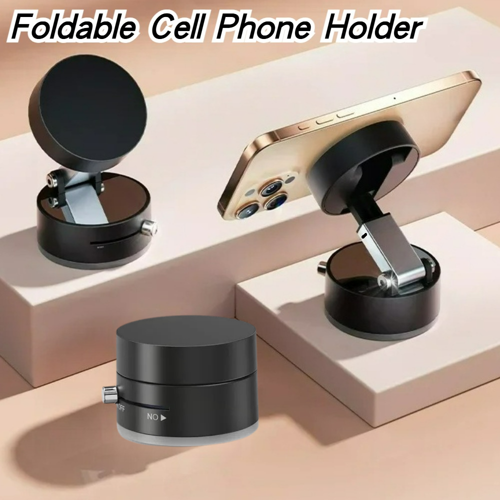 Phone Accessories Magnetic - 高性能磁気真空ホルダー折りたたみ式ユニバーサル電話スタンド車のデスクトップ浴室アウトドアスポーツアクセサリー