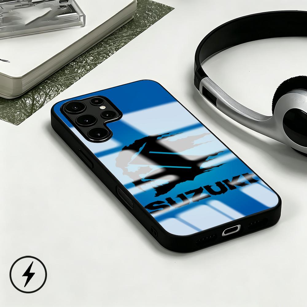 Phone Accessories Magnetic - スーパーカー スズキ-Now ロゴ入りスマホケース Samsung S26 S25
