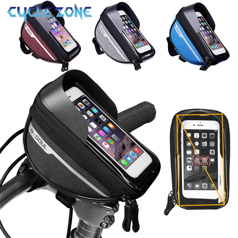 Phone Zone Accessories & Repair Lake Charles Reviews - マウンテンバイクバッグタッチスクリーンサイクリングハンドルバー電話ホルダーバッグバイクバッグ自転車電話収納バッグサイクリングアクセサリー
