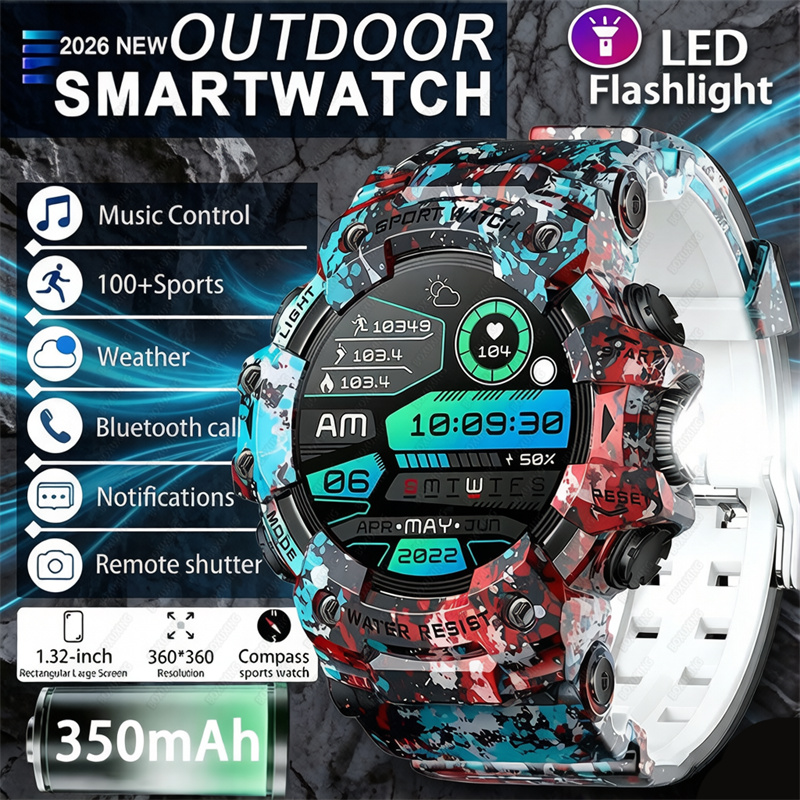 Phone Zone Accessories & Repair Lake Charles Reviews - 2026 スマートウォッチスポーツアウトドア防水 Bluetooth 電話通話心拍数コンパス懐中電灯スマートウォッチ男性ギフトスマートアクセサリー