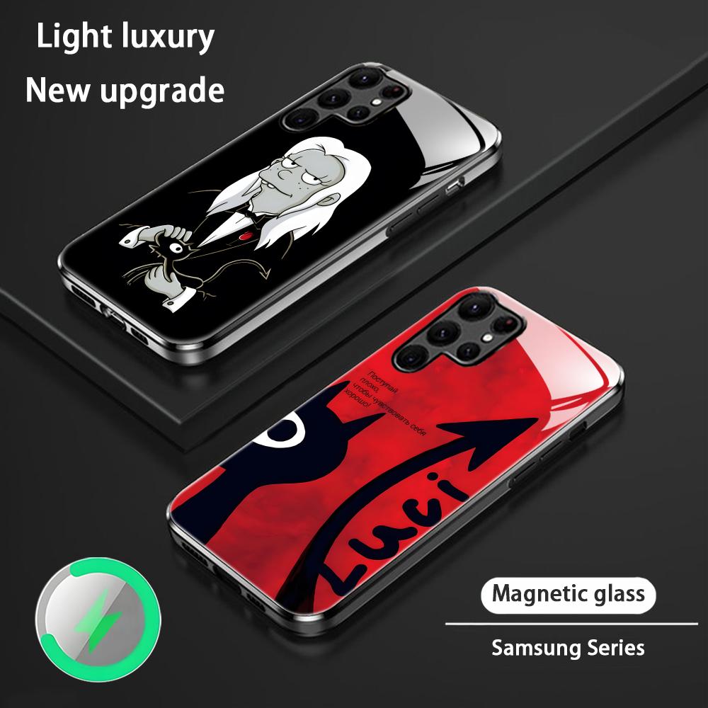 Phone Accessories Magnetic - ルシ・ディセンチャンクション アニメスマホケース サムスン S26 S25 S24