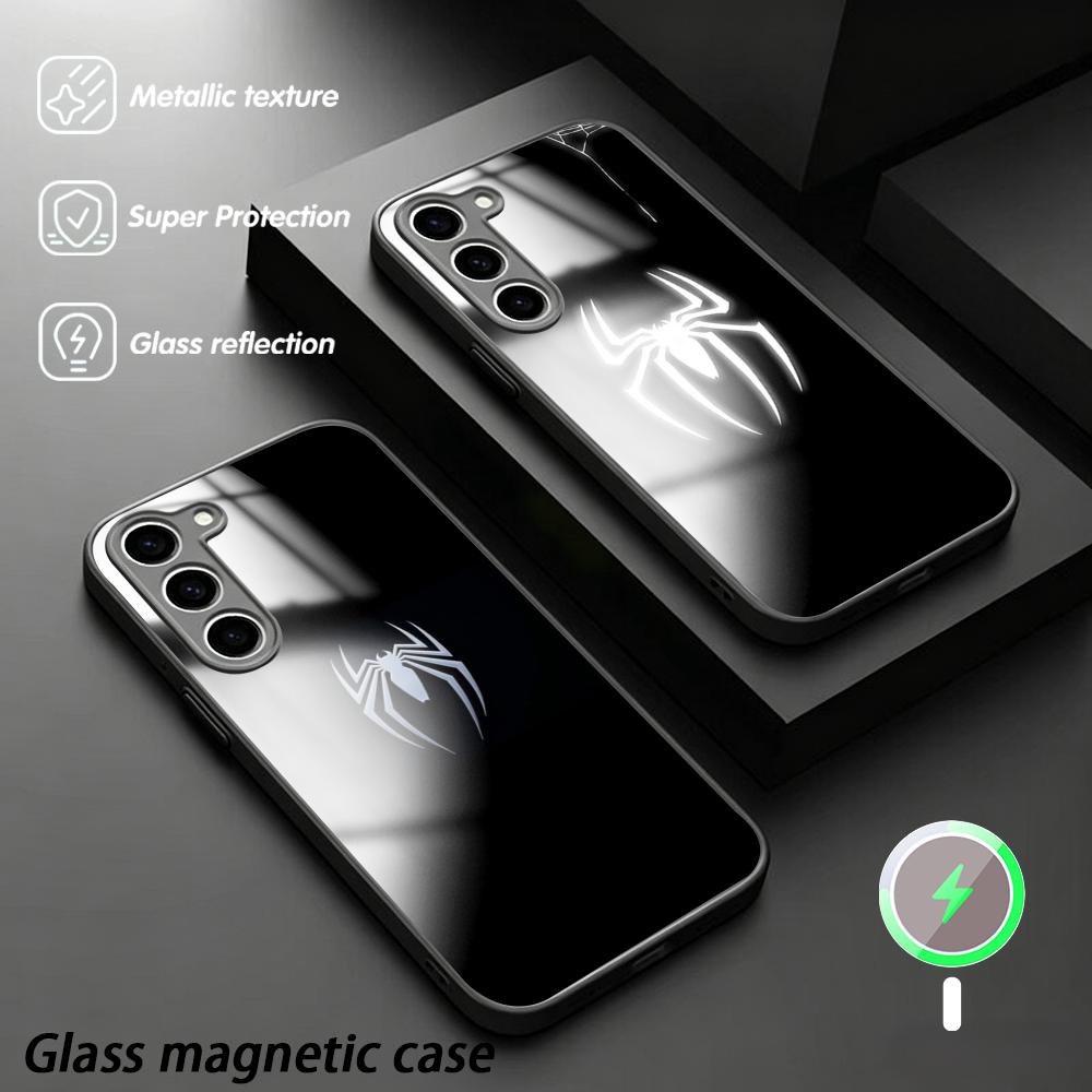 Phone Accessories Magnetic - クールなパワーファッション スパイダーフォンケース Samsung S26 S25 S24