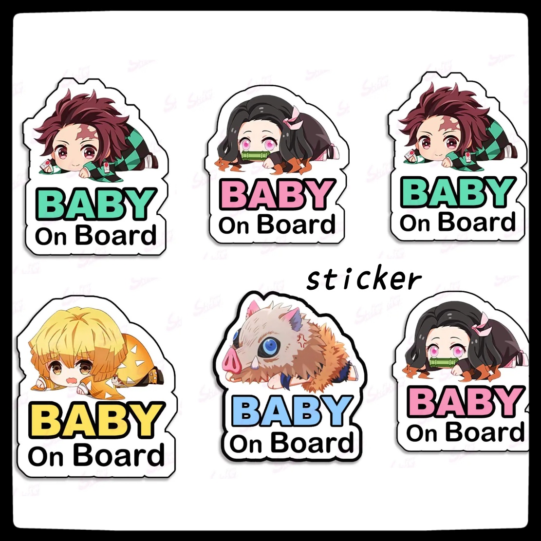 鬼滅の刃アニメねずこ車用反射ステッカー - 安全減速車用ステ - Phone Accessories Wholesale In China のレビューと価格