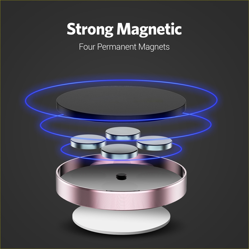 360度回転式マグネット式車載ホルダー iPhone/Xia - Phone Accessories Magnetic のレビューと価格
