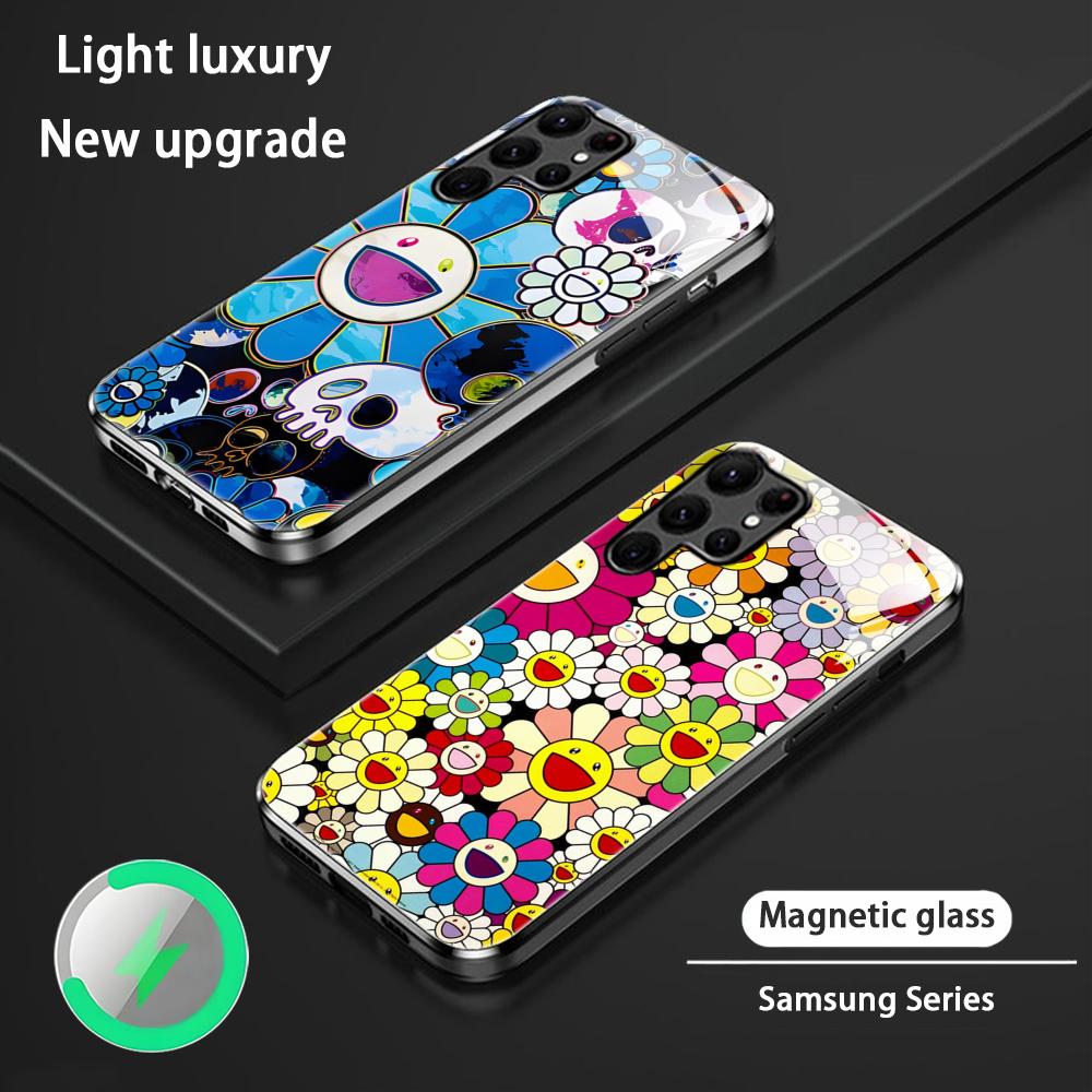 ひまわり日本絵画M-村上隆風スマホケース サムスンS26 S - Phone Accessories Magnetic のレビューと価格