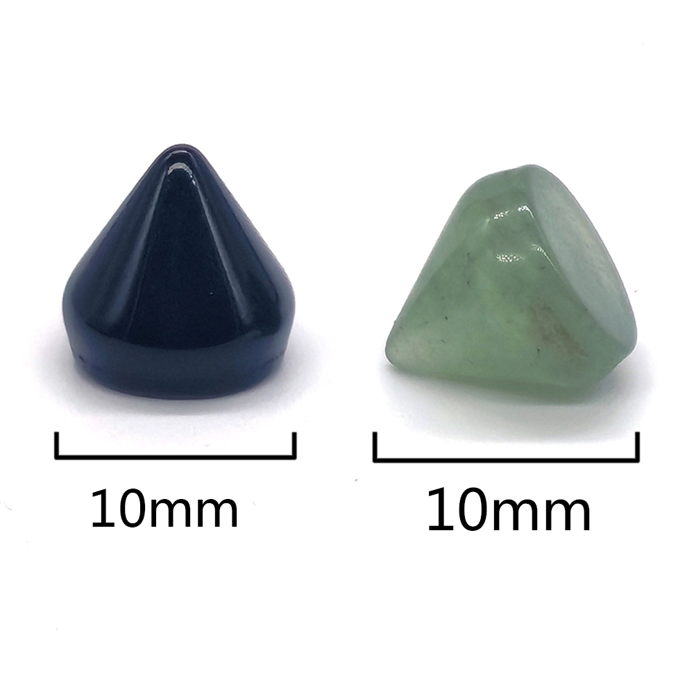 10*10 ミリメートル天然クリスタルストーン弾丸コーンスタ - Phone Accessories Europe のレビューと価格