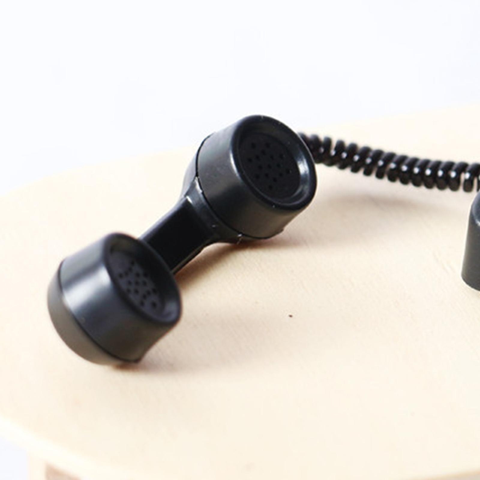 ミニチュア電話手作りプラスチック回転式電話ドールハウスアクセ - Phone Accessories Europe のレビューと価格