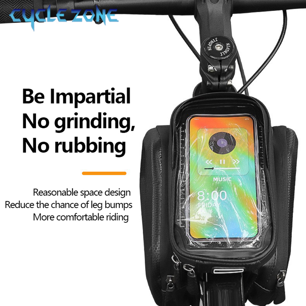 自転車電話バッグバイクトップフロントチューブフレームバッグサ - Phone Zone Accessories & Repair Lake Charles Reviews のレビューと価格