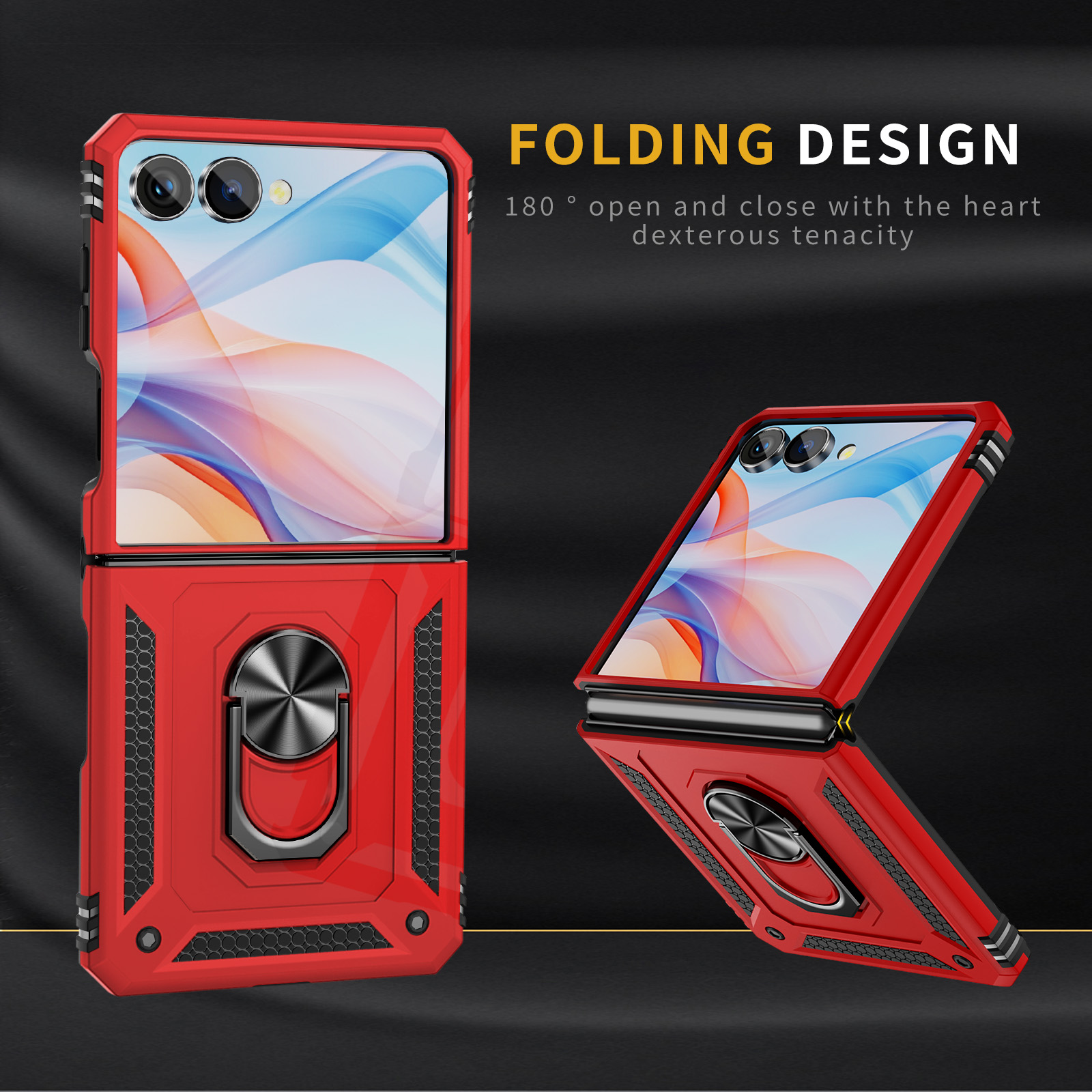 Samsung Galaxy Z Flip 7用 耐衝撃ミリ - Phone Accessories Ring Holder のレビューと価格