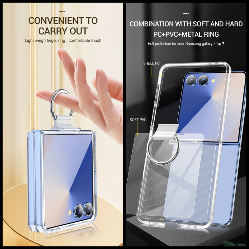 耐衝撃リングホルダー付きスマホケース Galaxy Z Fl - Phone Accessories Ring Holder のレビューと価格