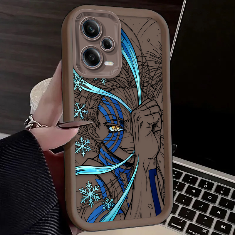 鬼滅の刃 鬢骨（あかざ）の線画 クールなスマホケース Xia - Phone Accessories Demon Slayer のレビューと価格