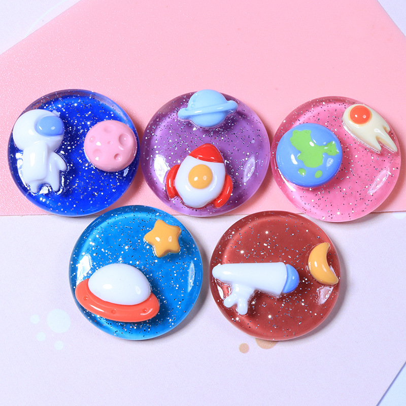 10 個樹脂宇宙スペースカボションヒラタ DIY ジュエリー - Phone Accessories Wholesale Suppliers のレビューと価格