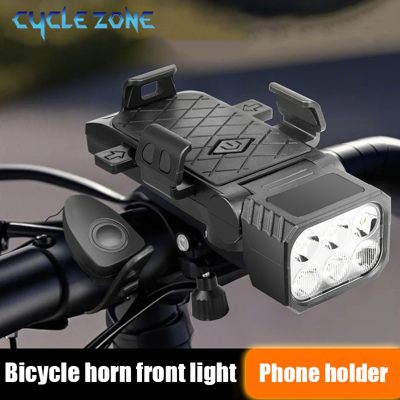 自転車フロントライト ホーン&電話ホルダー付き サイクリング - Phone Zone Accessories & Repair Lake Charles Reviews のレビューと価格