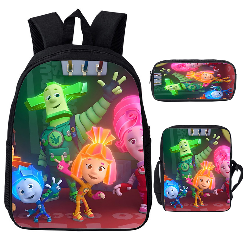 学生漫画フィクシーズ 3 個セットバックパックショルダーバッ - Phone Accessories Wholesale In China のレビューと価格