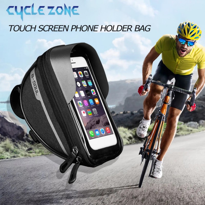 マウンテンバイクバッグタッチスクリーンサイクリングハンドルバ - Phone Zone Accessories & Repair Lake Charles Reviews のレビューと価格