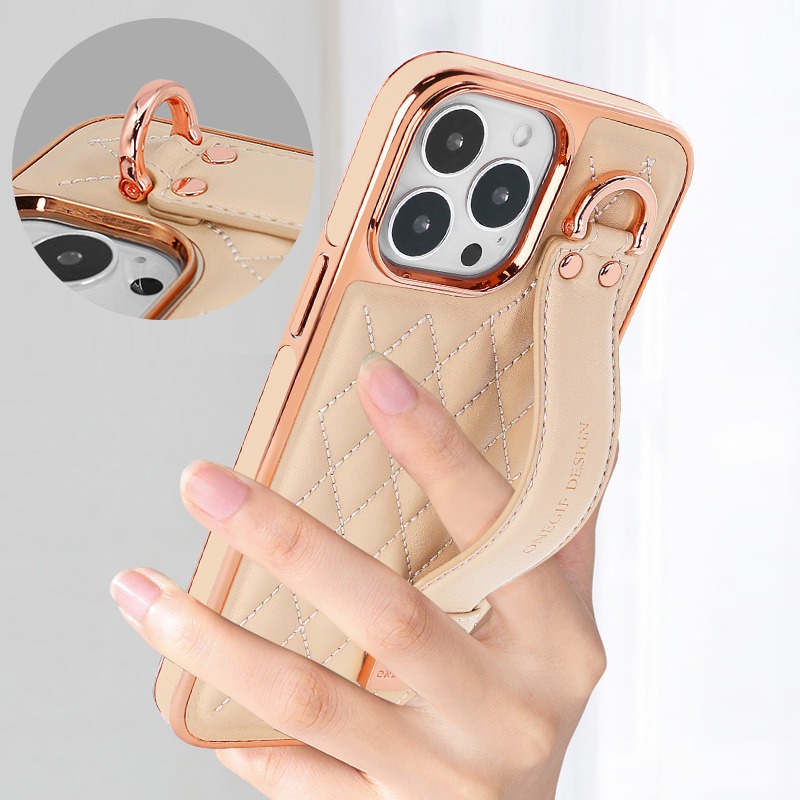 おしゃれな高級リング付きリストストラップ、カードホルダー、財 - Phone Accessories Hippers のレビューと価格
