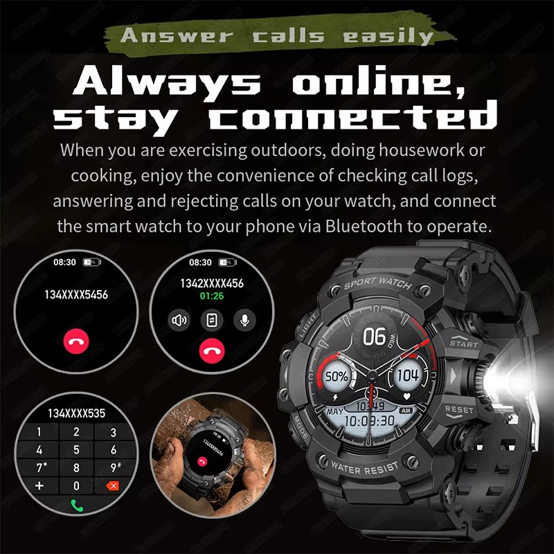 2026 スマートウォッチスポーツアウトドア防水 Bluet - Phone Zone Accessories & Repair Lake Charles Reviews のレビューと価格