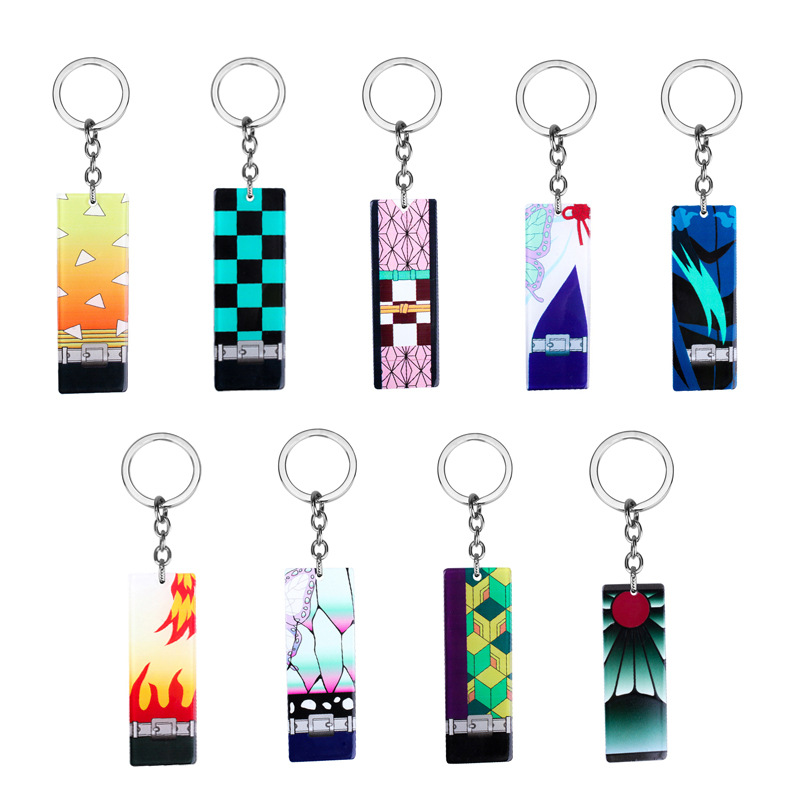 キーホルダー悪魔の刃竈門炭治郎アクリル面白いアニメペンダント - Phone Accessories Demon Slayer のレビューと価格