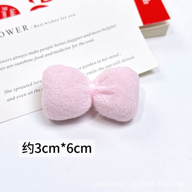 10 個ピンクぬいぐるみ弓生地スエードバッグアクセサリー D - Phone Accessories Wholesale In China のレビューと価格