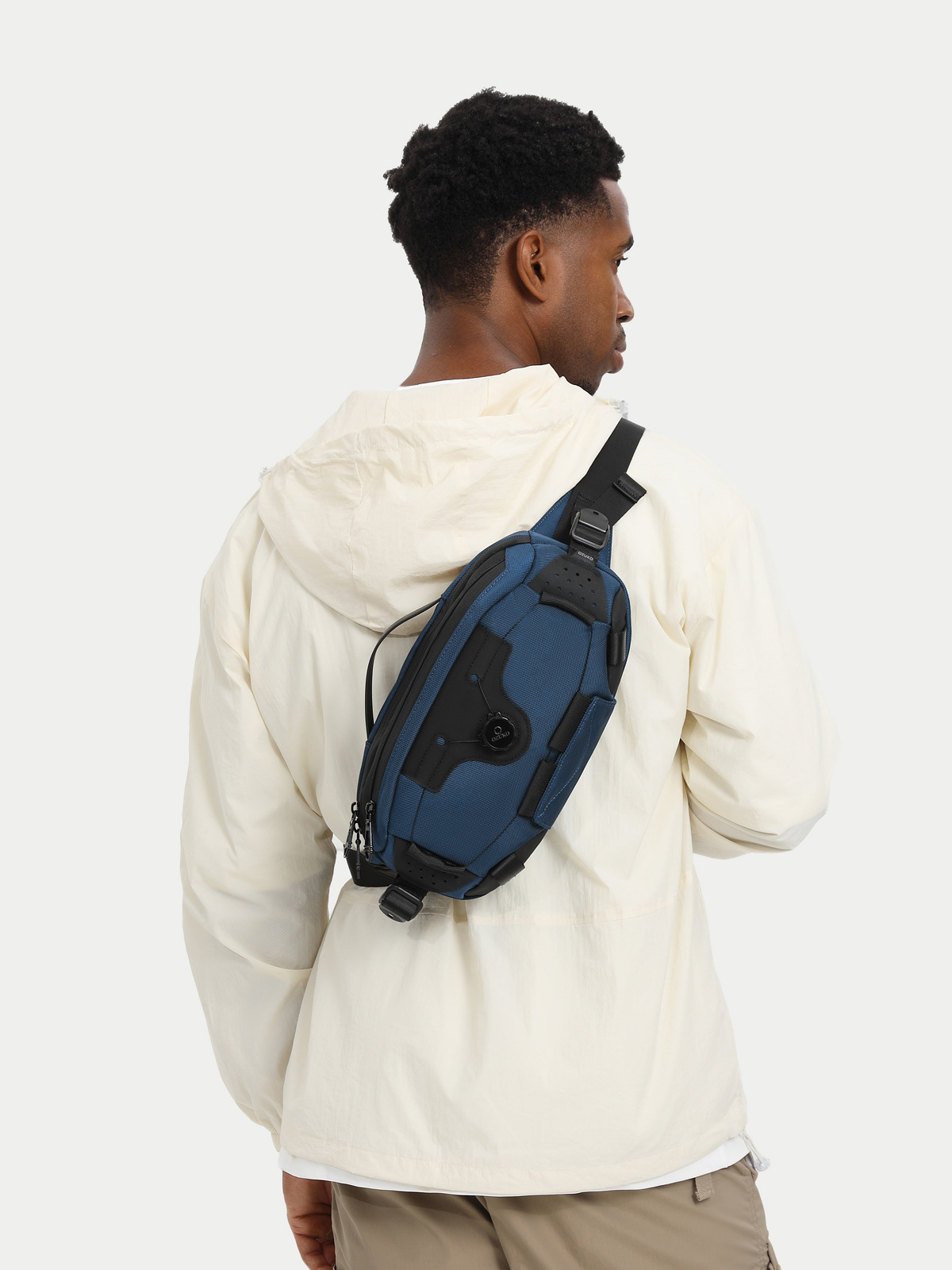 OZUKO 多機能チェストバッグ男性用タクティカルテックウェ - Phone Accessories For Men のレビューと価格