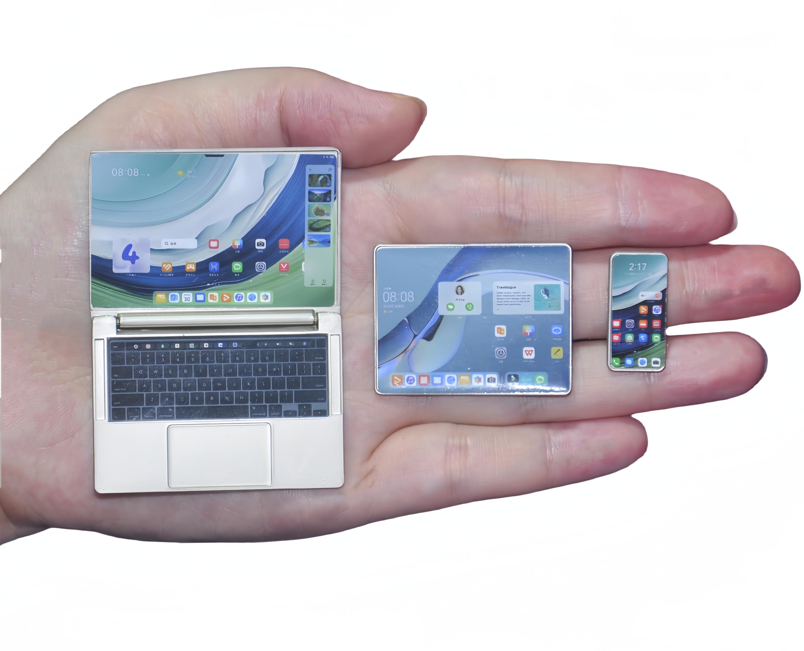 3 個シミュレーションミニラップトップコンピュータ電話ドール - Phone Accessories Europe のレビューと価格