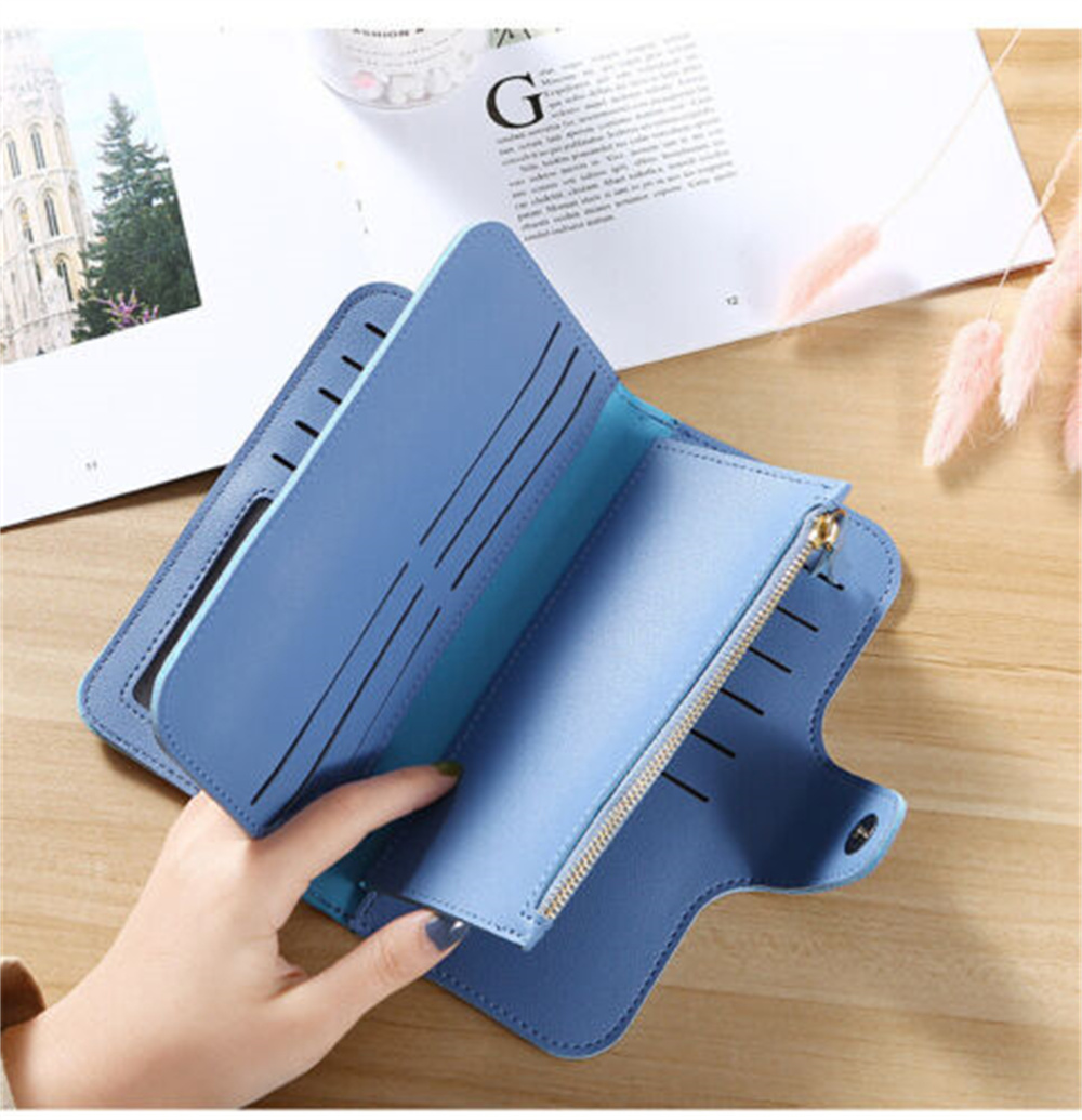 女性用レザーウォレット,ロングウォレット,テレホンカードホル - Phone Accessories Wholesale In China のレビューと価格