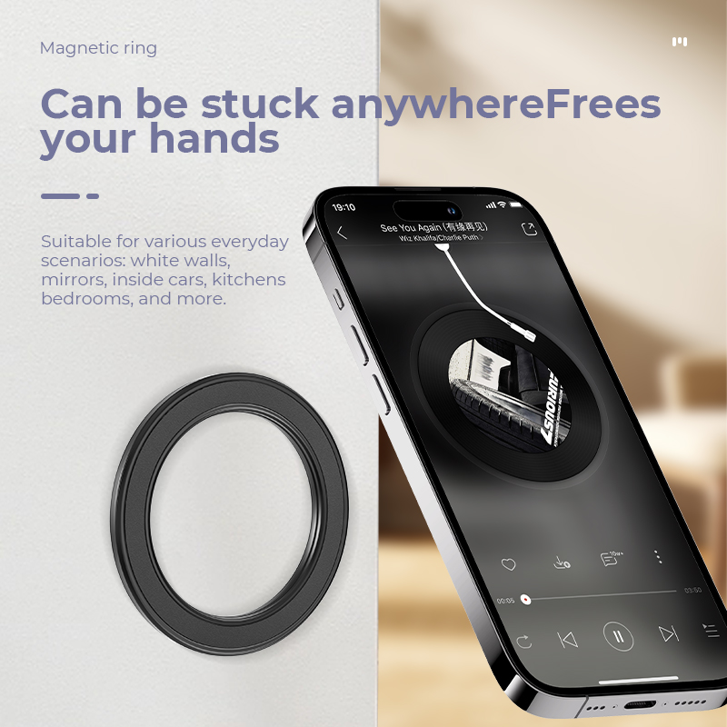 MagSafe対応 強力マグネットリング式スマホホルダー 粘 - Phone Accessories Magnetic のレビューと価格