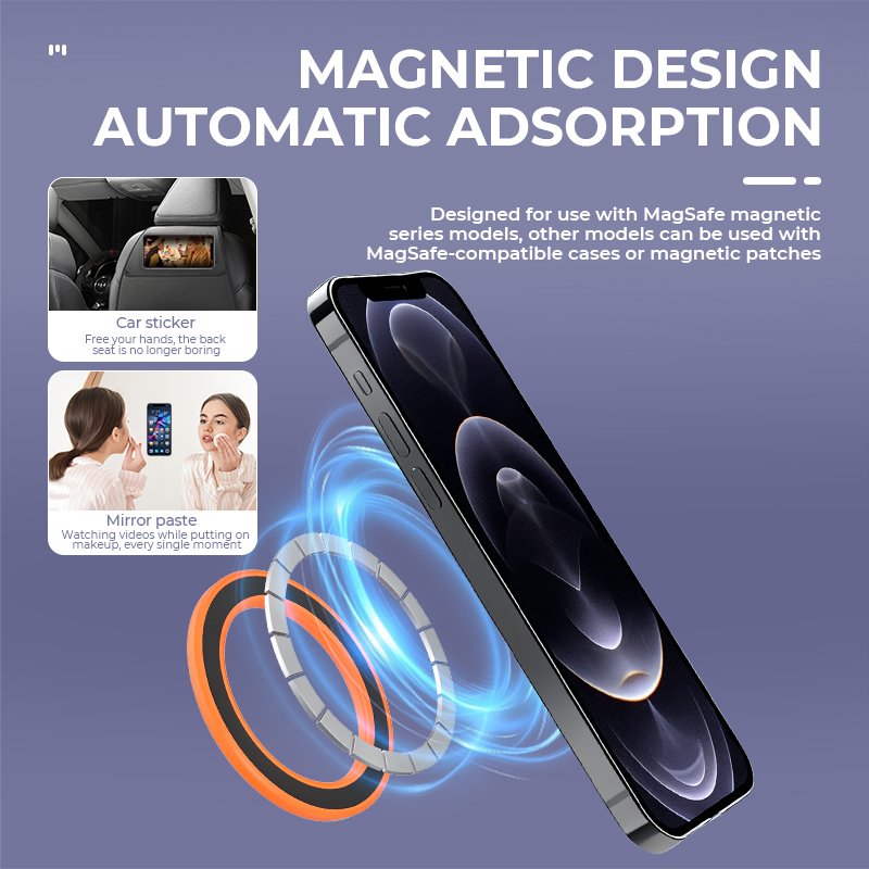 MagSafe対応 強力マグネットリング式スマホホルダー 粘 - Phone Accessories Magnetic のレビューと価格
