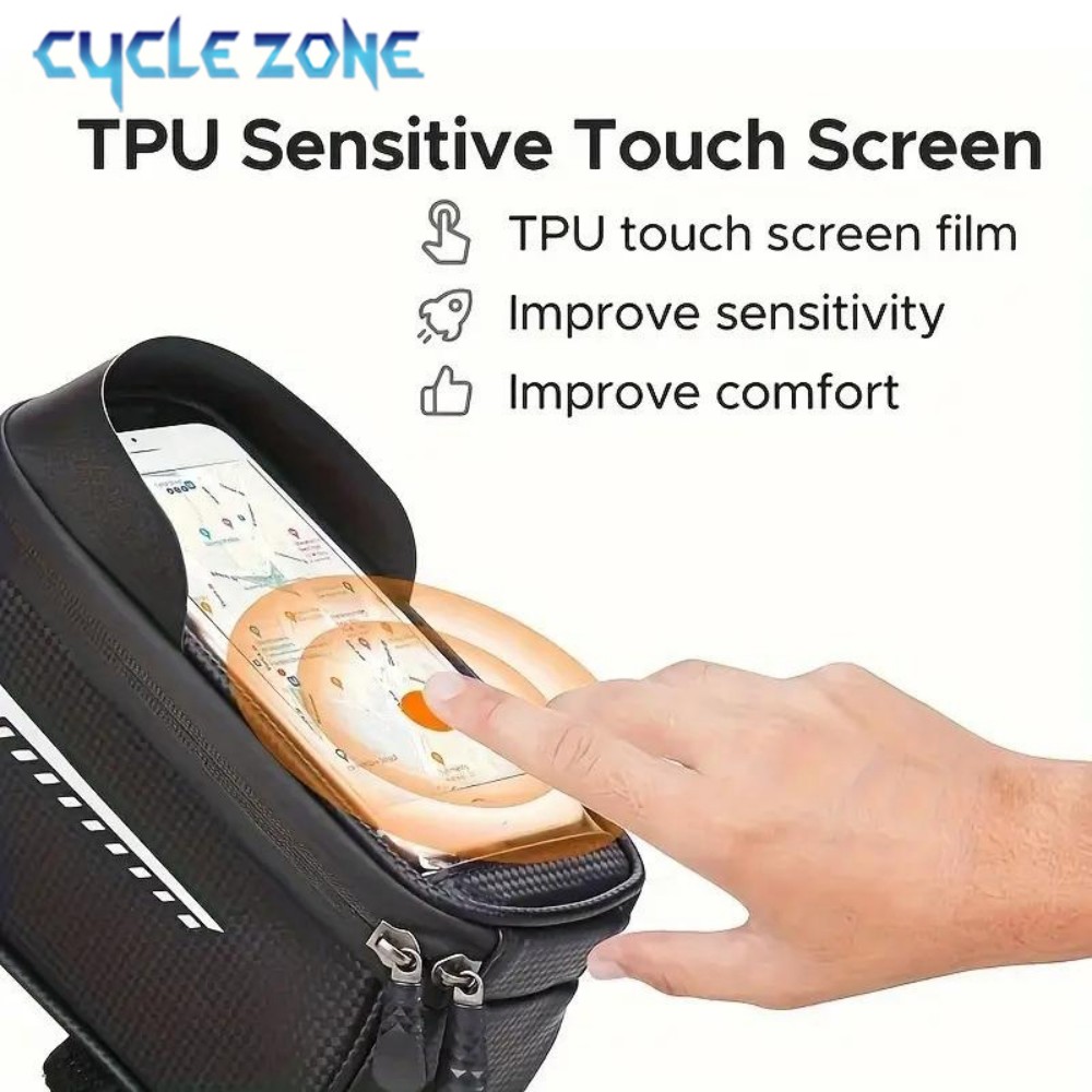 自転車フロントビームバッグフロントチューブサイクリングバッグ - Phone Zone Accessories & Repair Lake Charles Reviews のレビューと価格
