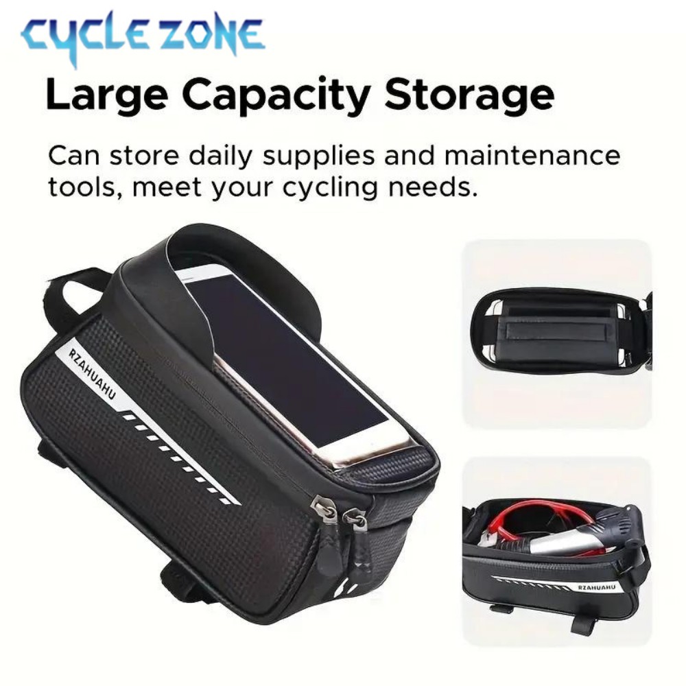 自転車フロントビームバッグフロントチューブサイクリングバッグ - Phone Zone Accessories & Repair Lake Charles Reviews のレビューと価格