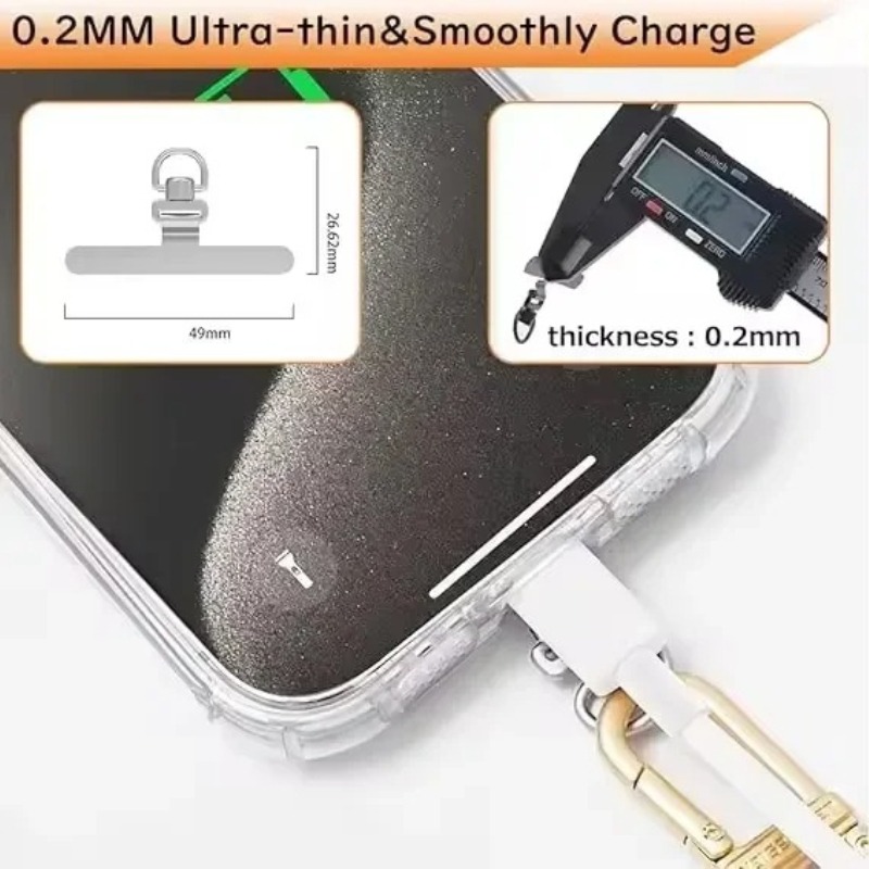 360度回転式スマホランヤードクリップ、金属製ステンレス鋼テ - Phone Accessories Ring Holder のレビューと価格