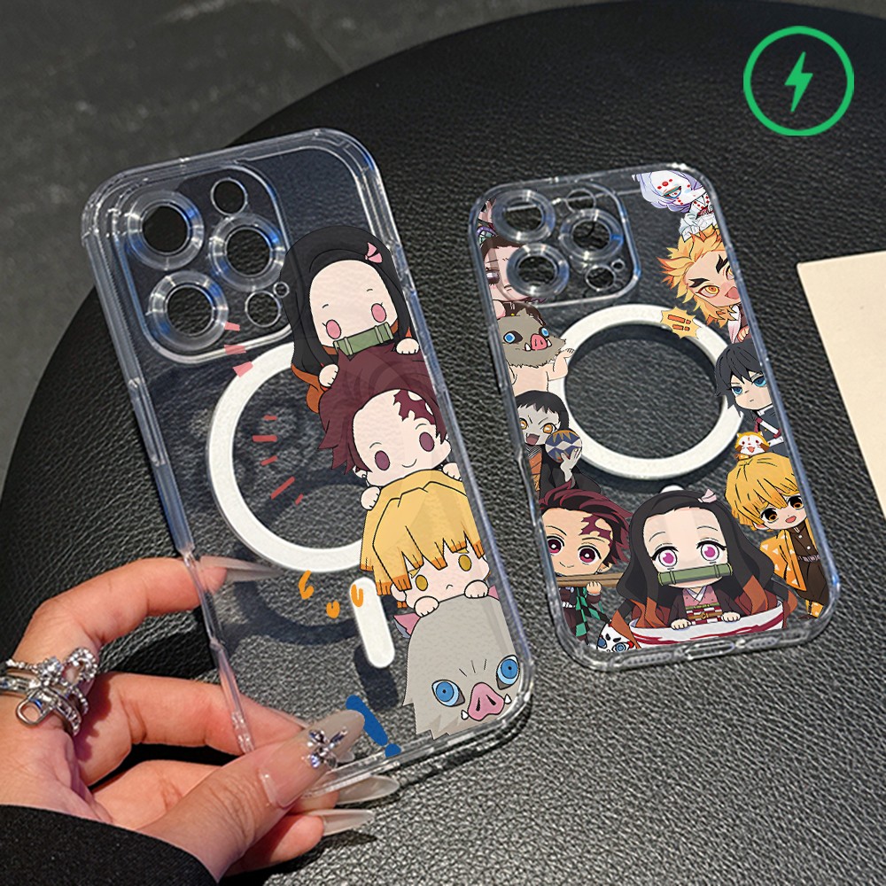 クールな鬼滅の刃 マグネット式スマホケース Samsung  - Phone Accessories Demon Slayer のレビューと価格