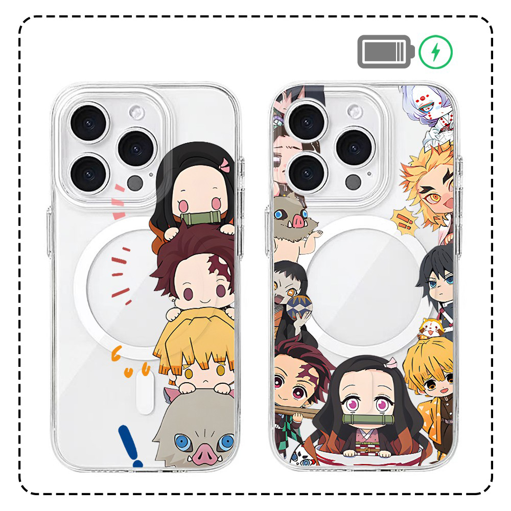 クールな鬼滅の刃 マグネット式スマホケース Samsung  - Phone Accessories Demon Slayer のレビューと価格