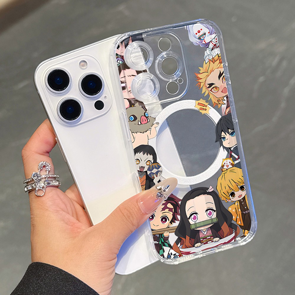 クールな鬼滅の刃 マグネット式スマホケース Samsung  - Phone Accessories Demon Slayer のレビューと価格