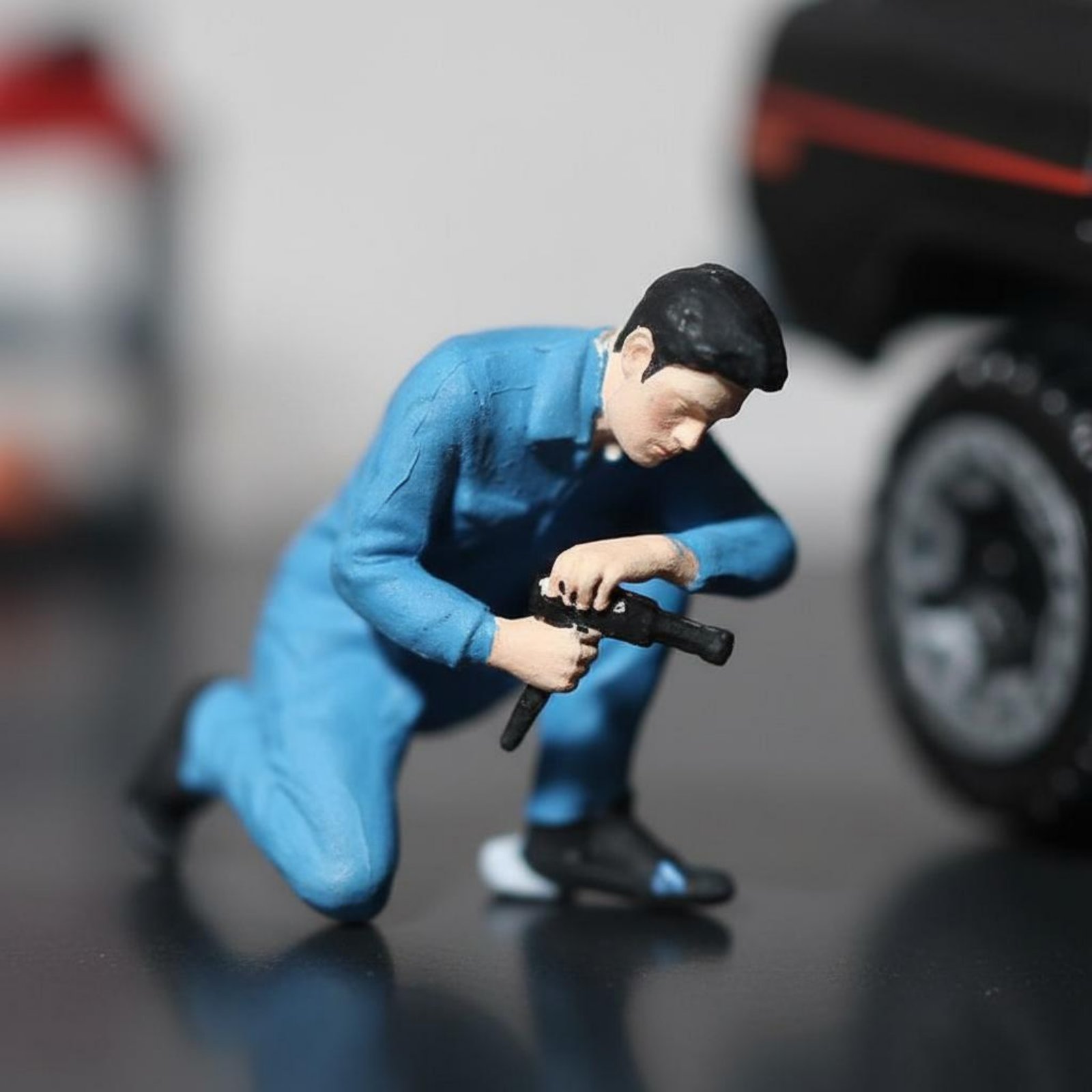 電話を取っている男性像のシーンアクセサリー ミニマンフィギュ - Phone Accessories For Men のレビューと価格