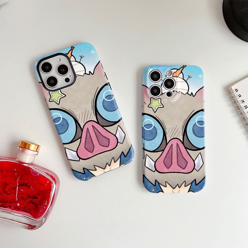 デーモンスレイヤーアニメ漫画電話ケース伊之助ハシビラ周辺グッ - Phone Accessories Demon Slayer のレビューと価格