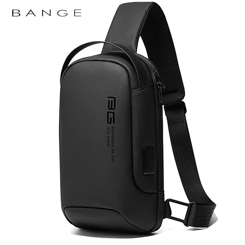 BANGE ショートメッセンジャーバッグ バッグ男性用ショル - Phone Accessories For Men のレビューと価格