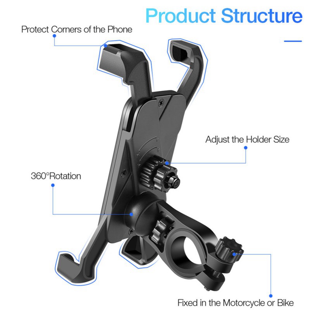 ユニバーサルバイク用携帯電話ホルダー 360度回転式 バイク - Phone Zone Accessories & Repair Lake Charles Reviews のレビューと価格