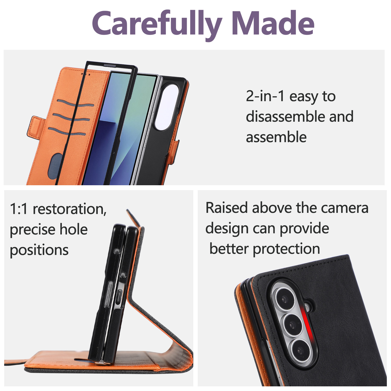 フリップレトロレザーウォレット型スマホケース Samsung - Phone Accessories Hippers のレビューと価格